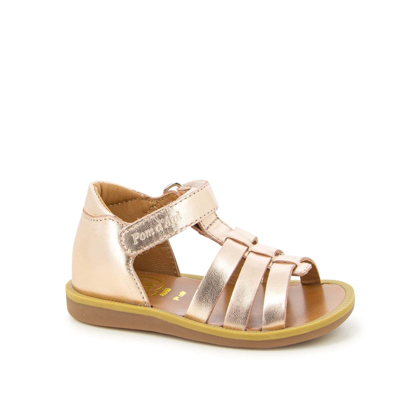 Sandales / Nu Pieds 27 POM D'API POPPY STRAP Cuivre Sandales Nu Pieds 3663890297713