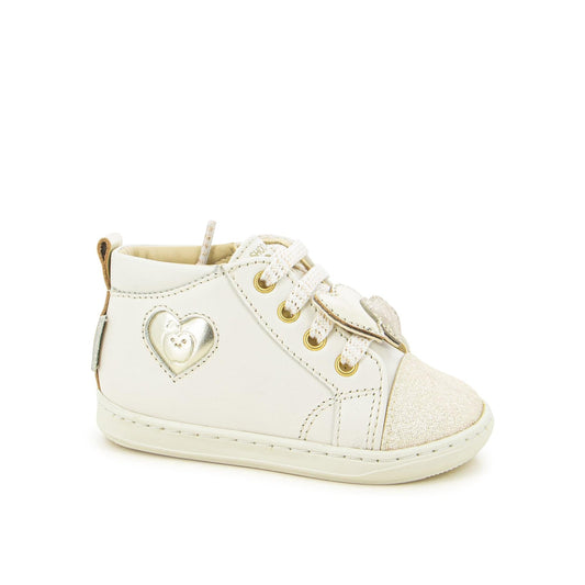 Chaussures hautes/Botillons SHOO POM BOUBA HEART Platine bottillons