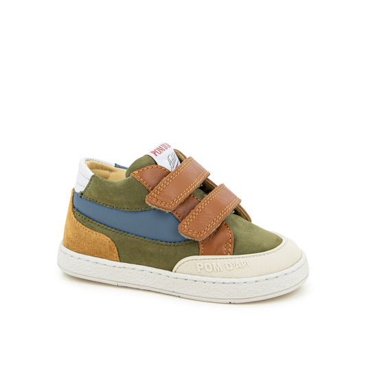 Chaussures Hautes/Botillons 21 POM D'API MOUSSE BACKY Kaki Camel chaussures 3663890412178