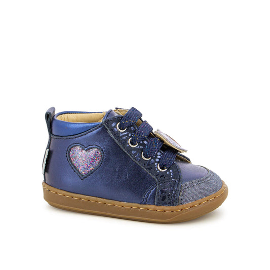 Chaussures Basses/Baskets/Sneakers SHOO POM BOUBA NEW HEART Marine bottillons