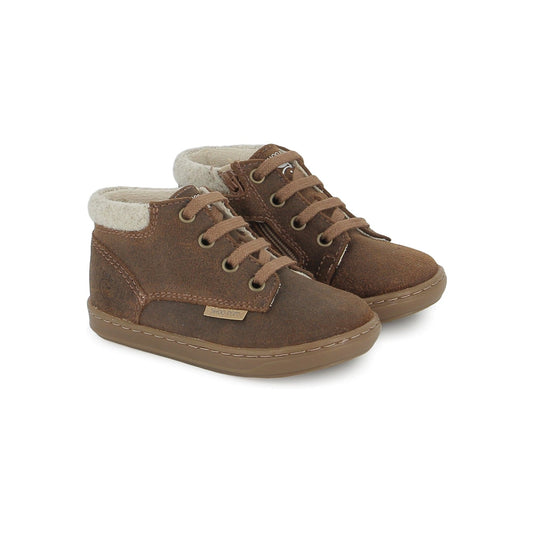 Chaussures hautes/Botillons SHOO POM BOUBA ZIP DESERT FUR Oily chaussures hautes