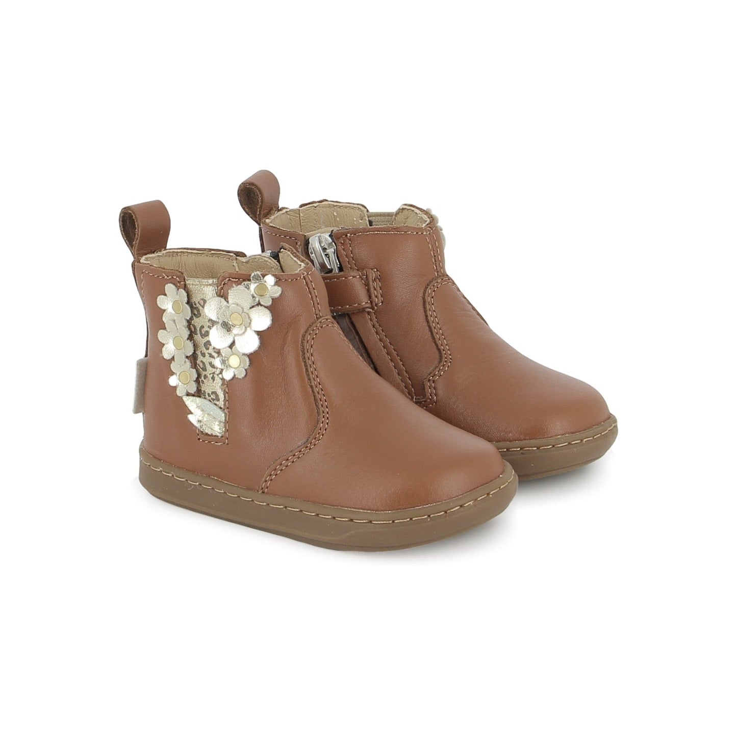 boots/bottines SHOO POM BOUBA MULTIFLO Dark Camel bottines