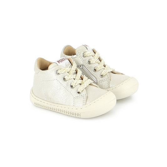 POM D'API YAKA WALK Craie Bottillons barefoot Premiers Pas