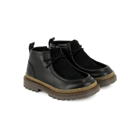 POM D'API WALL ZIP MICKY Noir Bottillons