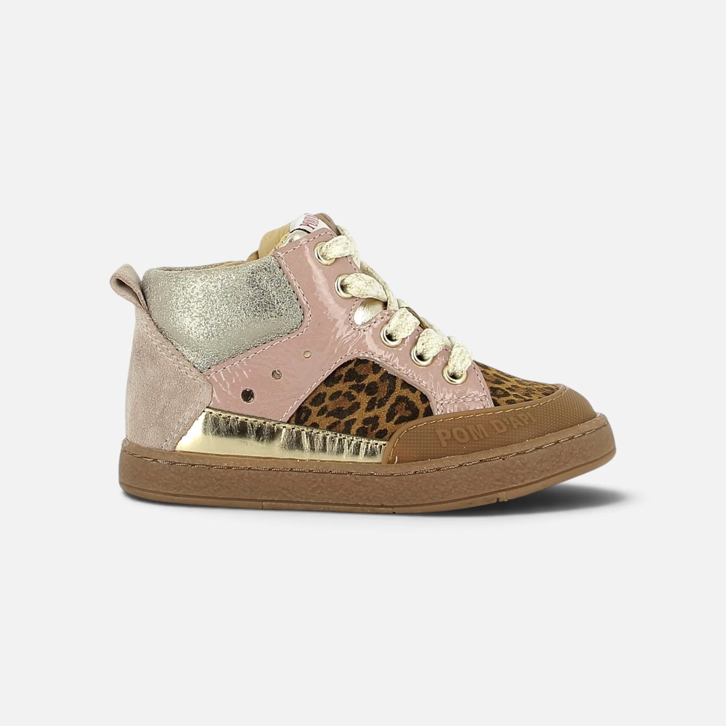 POM D'API MOUSSE BUMP Baby Leo Vernis chaussures hautes