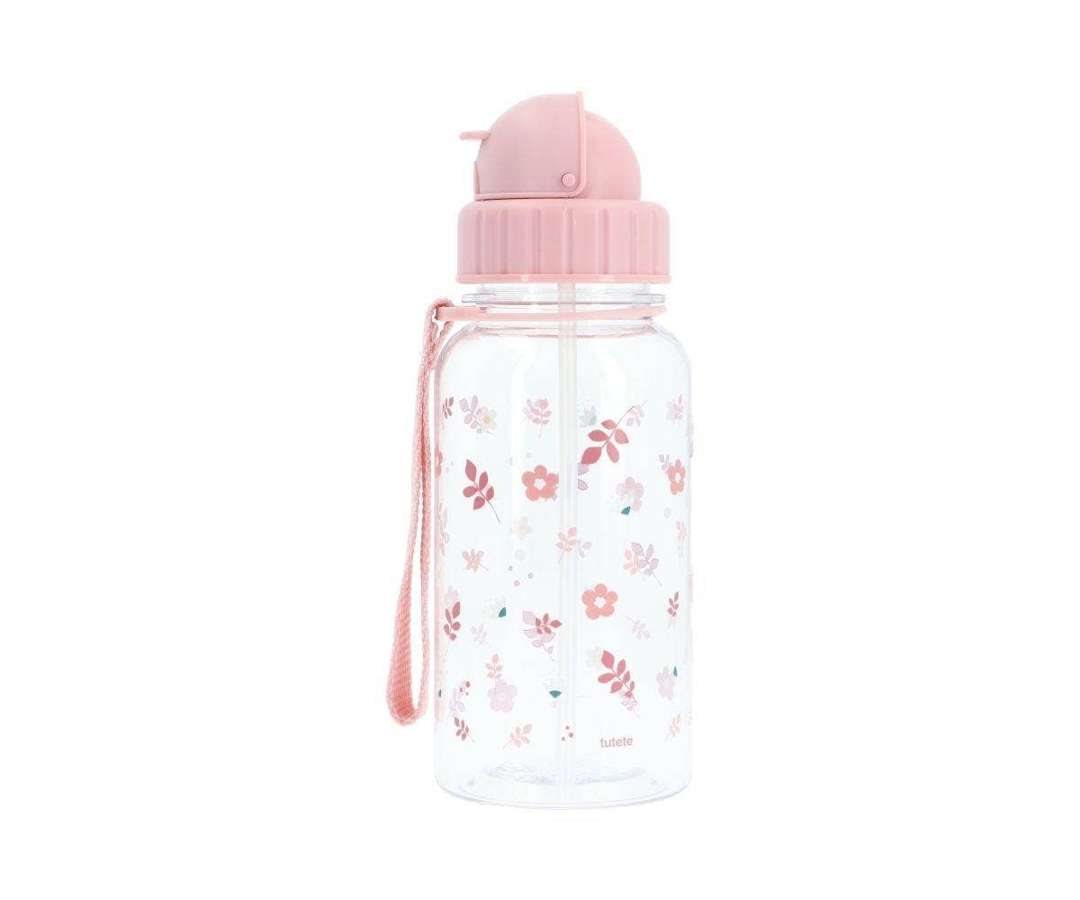 Bouteille en plastique Leaves Pink