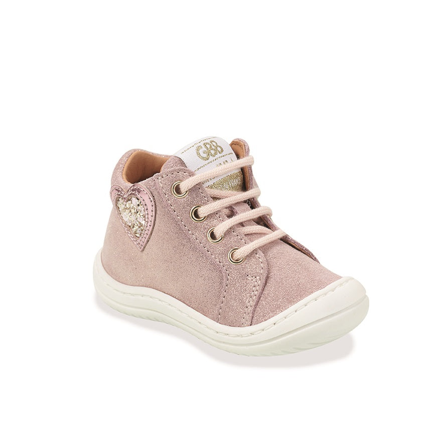 GBB FLEXOO COEUR Rose Bottillons flex premiers pas