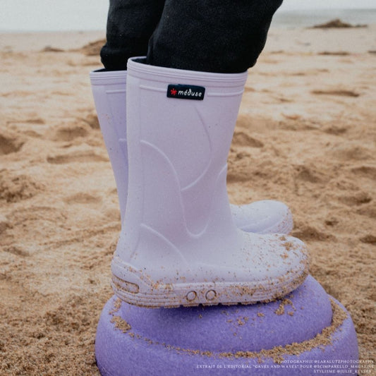 bottes de pluie MEDUSE AIRLINE Violet bottes de pluie
