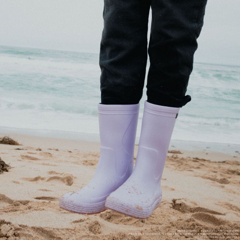 bottes de pluie MEDUSE AIRLINE Violet bottes de pluie