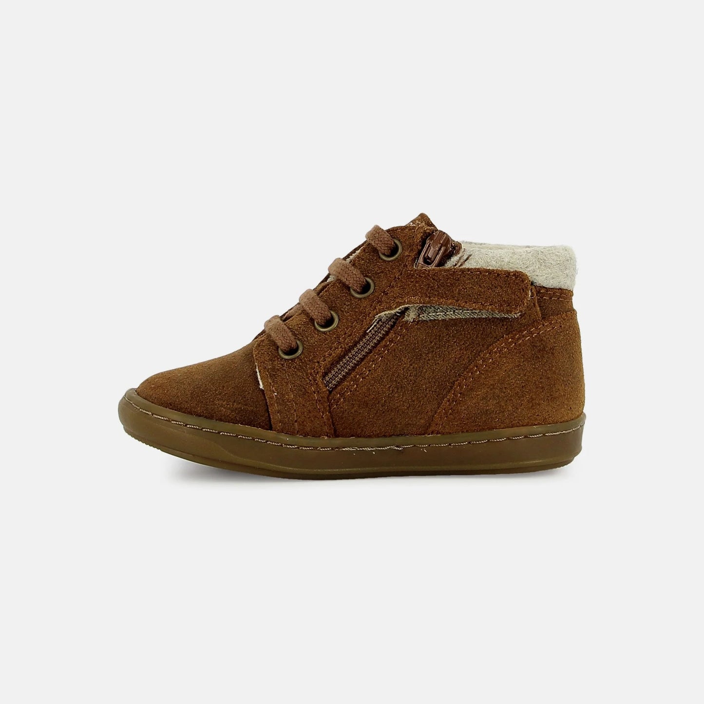 SHOO POM BOUBA ZIP DESERT FUR Oily chaussures hautes