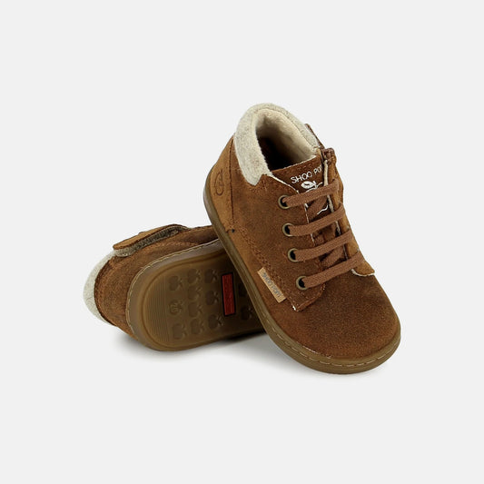 SHOO POM BOUBA ZIP DESERT FUR Oily chaussures hautes