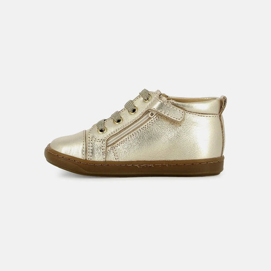 Chaussures hautes/Botillons SHOO POM BOUBA ZIP LACE Bronze bottillons