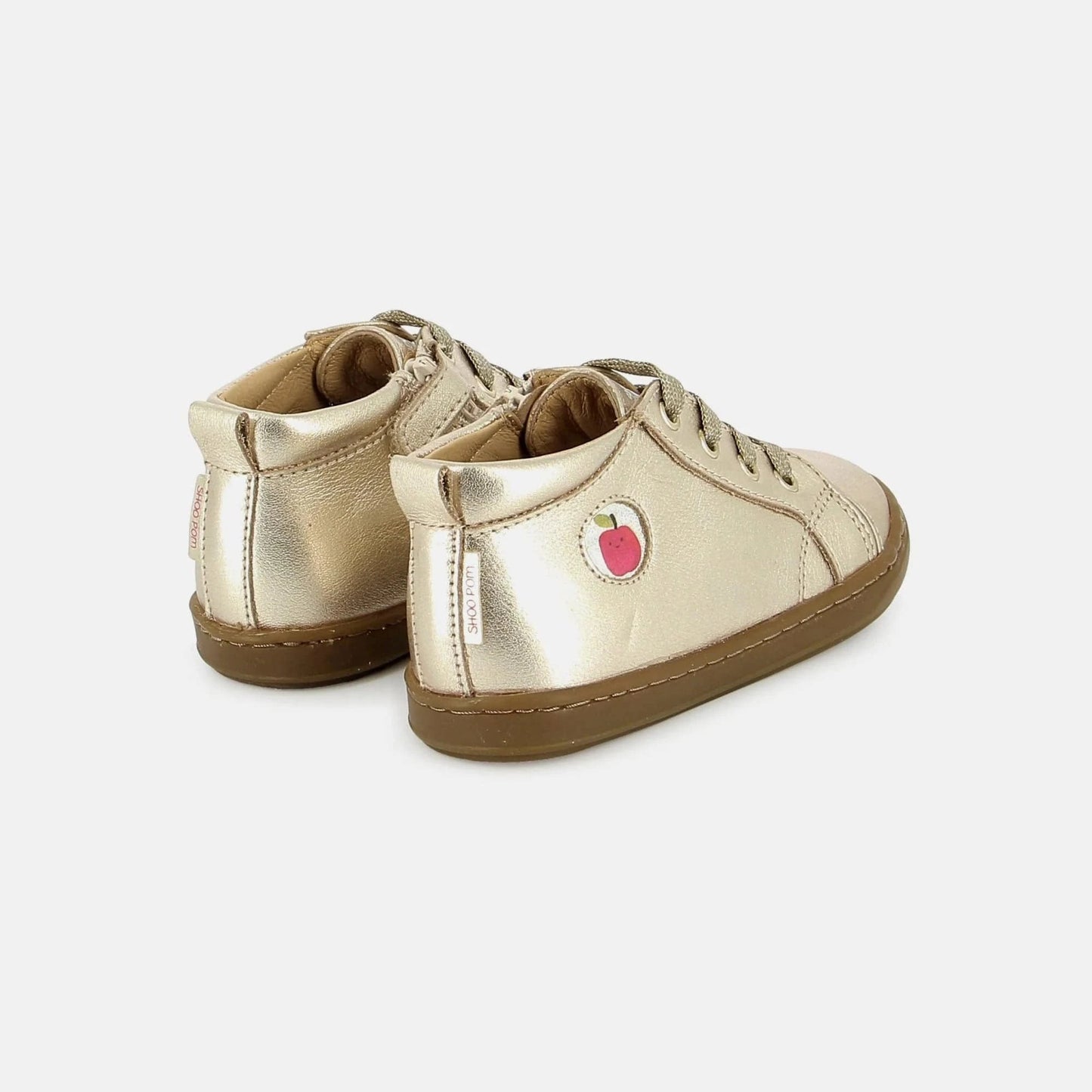 Chaussures hautes/Botillons SHOO POM BOUBA ZIP LACE Bronze bottillons