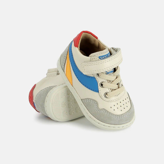 SHOO POM BOUBA ZIVA Off White Blue bottillons