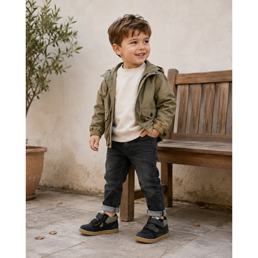 BONTON BT KIX HI 2L Gris Cab Kaki Bottillons