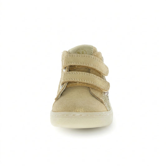 NATURINO PINN HIGH Platinum Bronze Chaussures Hautes Baskets