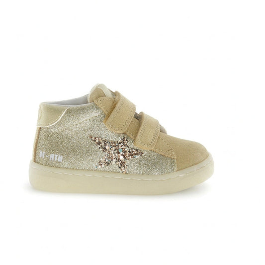 NATURINO PINN HIGH Platinum Bronze Chaussures Hautes Baskets