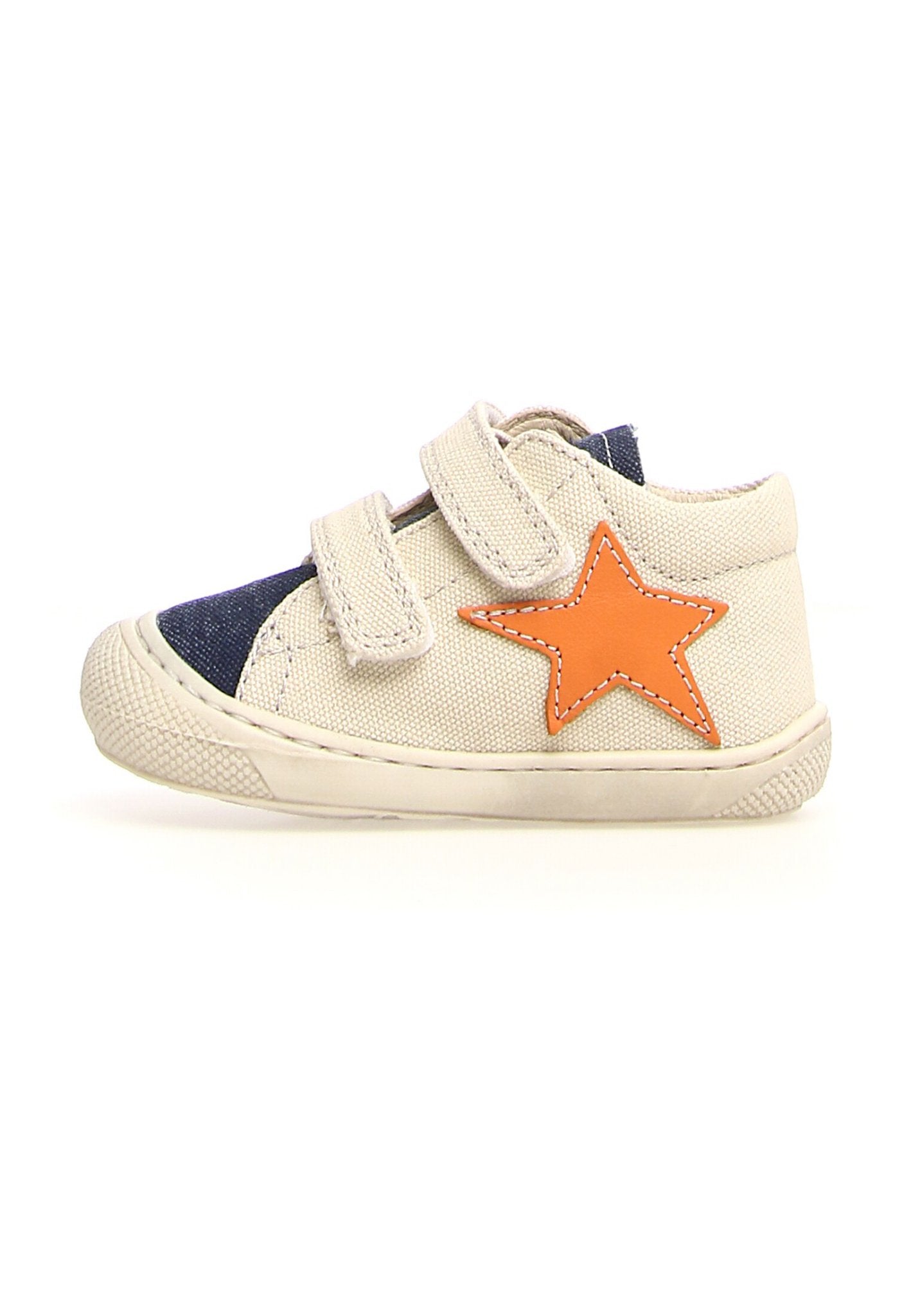 Pré marche NATURINO KOLDE Velcro Jeans Milk bottillons 8057633730448