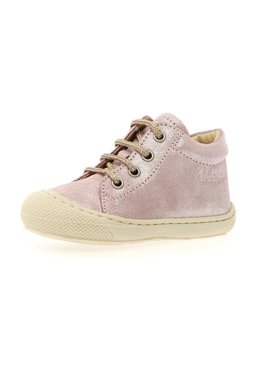 Pré marche NATURINO COCOON ZIP glitter Pink bottillons