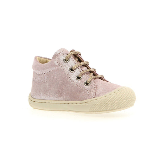 Pré marche NATURINO COCOON ZIP glitter Pink bottillons