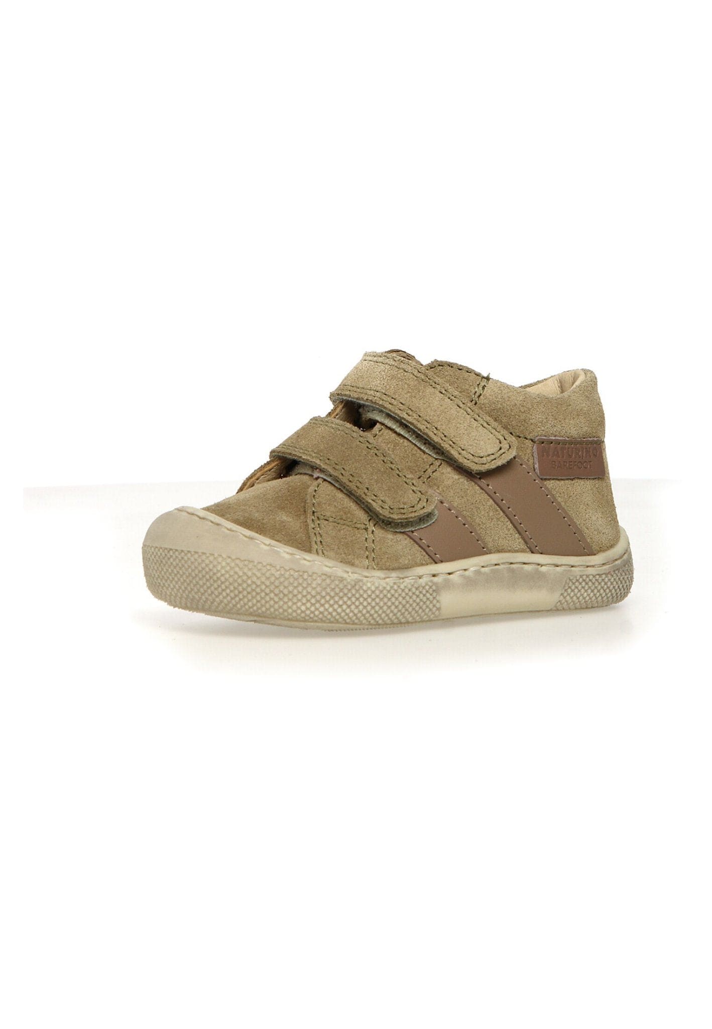 Pré marche NATURINO SABBY VL Stone Taupe bottillons barefoot