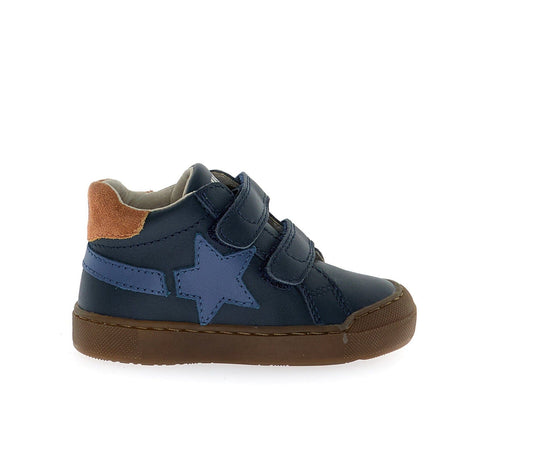Chaussures hautes/Botillons NATURINO SINGERY Navy Celeste baskets Chaussures Hautes