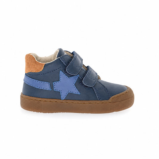 Chaussures hautes/Botillons NATURINO SINGERY Navy Celeste baskets Chaussures Hautes
