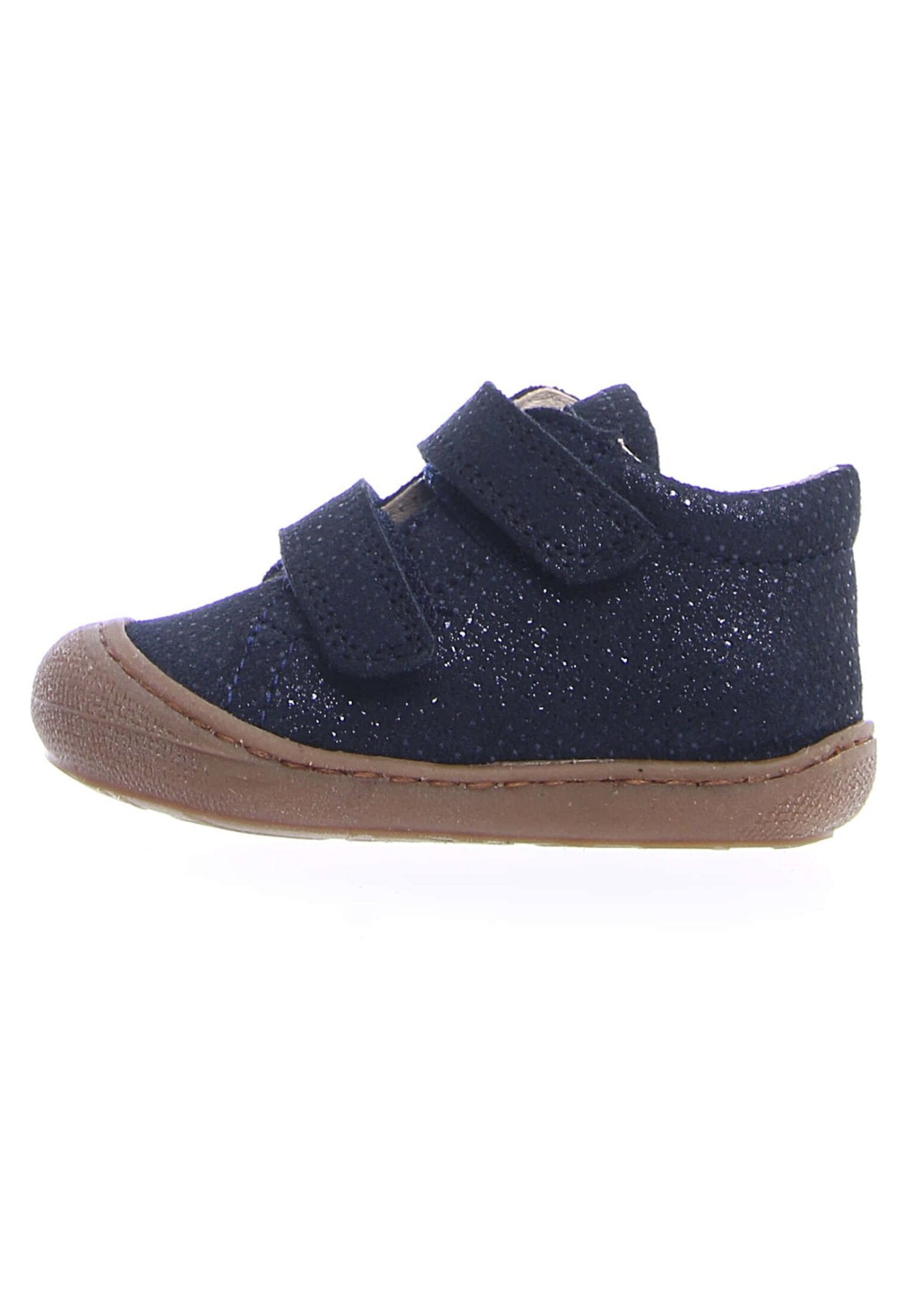 NATURINO COCOON velcro dots Bleu bottillons