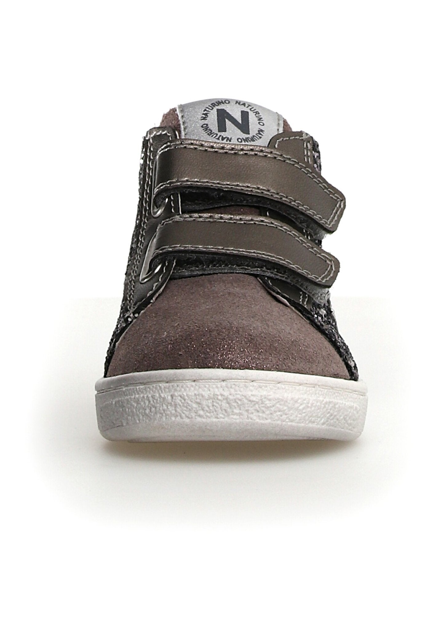 NATURINO PINN HIGH Noir glitter chaussures Basses Baskets