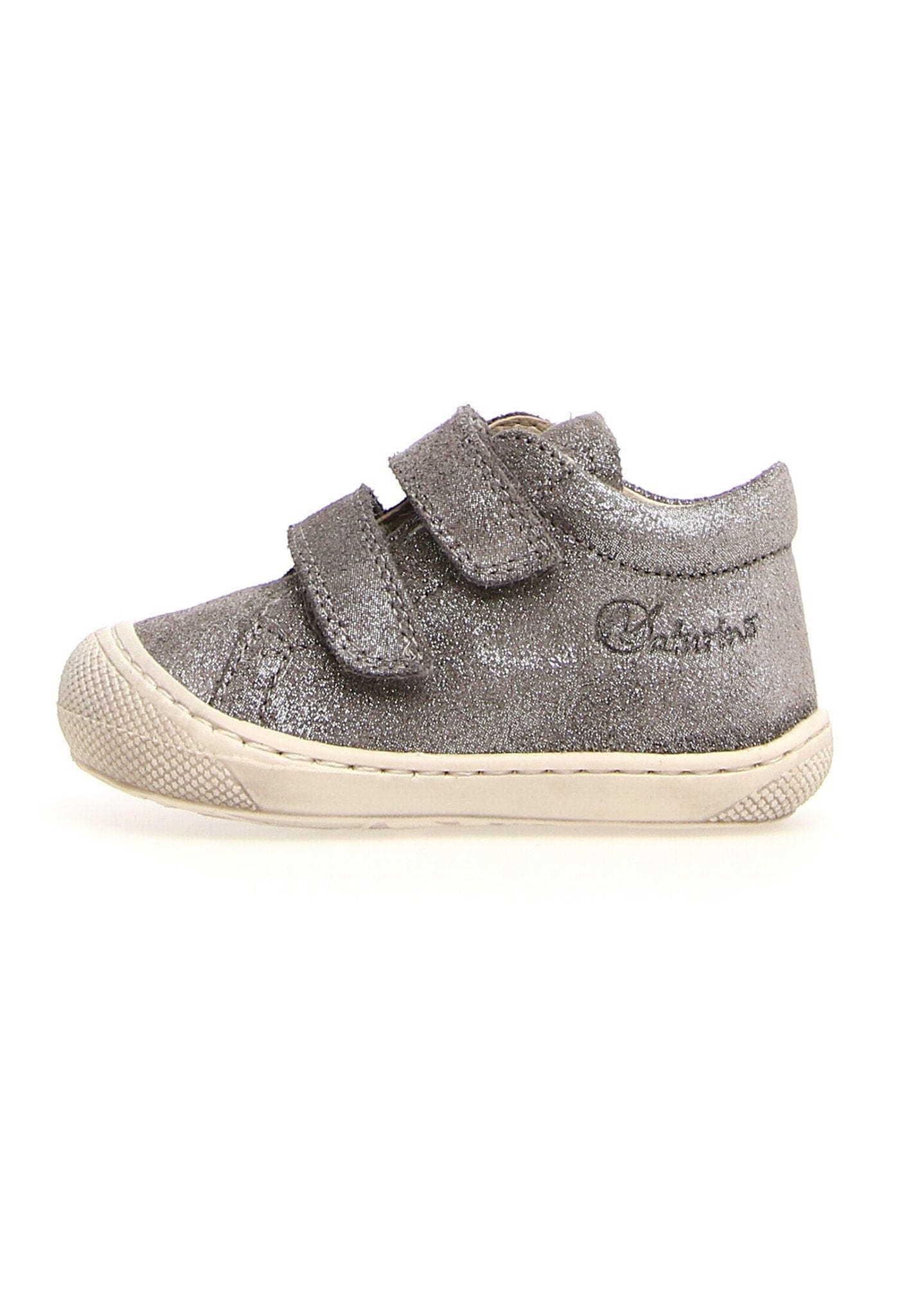 Pré marche NATURINO COCOON velcro suede Inox botillons