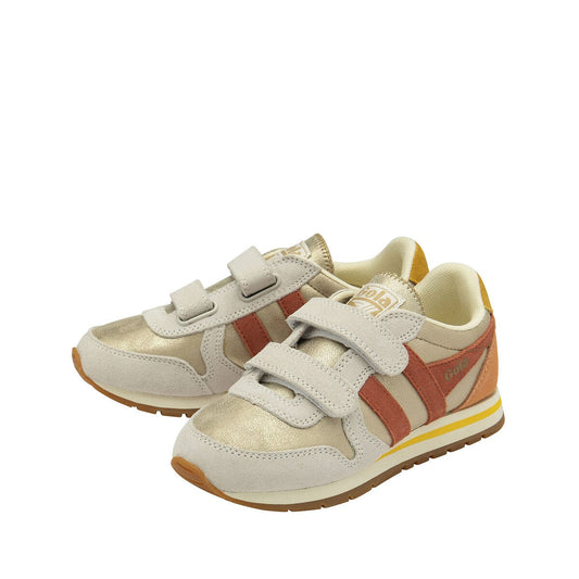 Chaussures Basses/Baskets/Sneakers 30 GOLA DAYTONA BLAZE STRAP Or Orange Sneakers Baskets 5063075178185