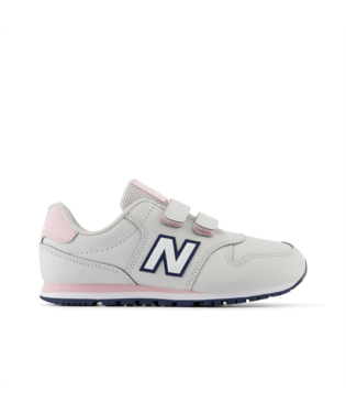 Chaussures Basses/Baskets/Sneakers NEW BALANCE PV500 FGP Blanc rose sneakers baskets