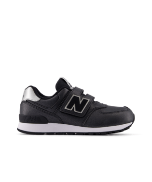 Chaussures Basses/Baskets/Sneakers NEW BALANCE PV574 FM Noir Argent Chaussures Basses Baskets Sneakers