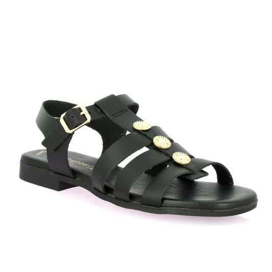 EVA FRUTOS 3023 Noir Sandales Nu pieds