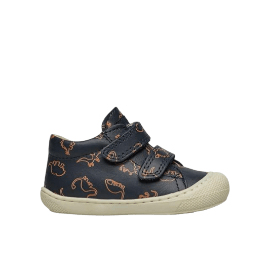 Pré marche NATURINO COCOON Velcro Calf Navy chaussures bottillons