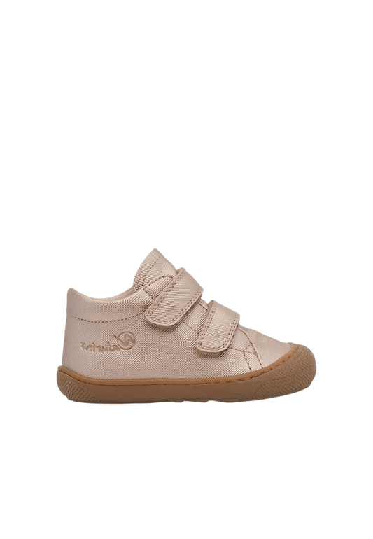 Pré marche NATURINO COCOON velcro Signature Rose bottillons