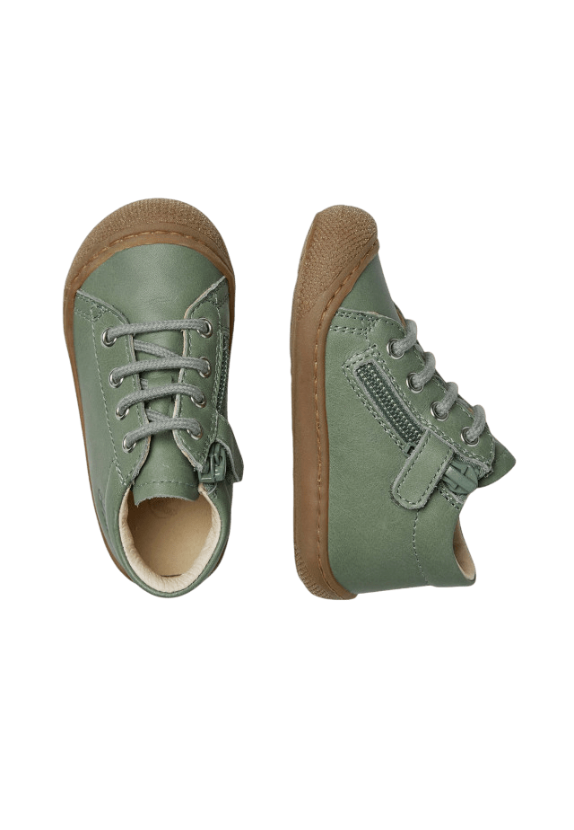 Pré marche NATURINO COCOON ZIP Sage bottillons premiers pas