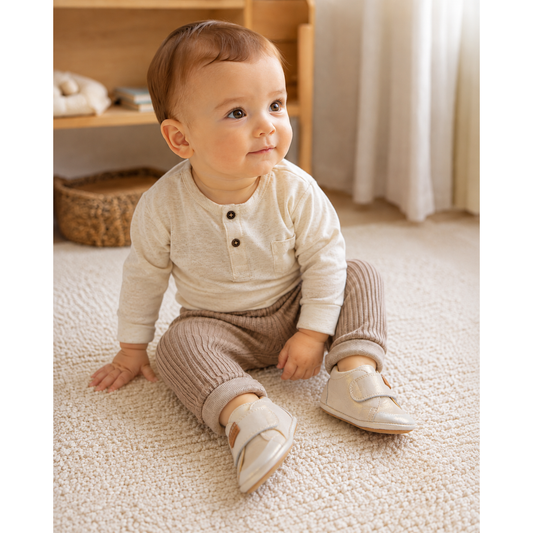 FRODDO prewalkers g1130024 First Walk Gold Shine Premiers pas Barefoot