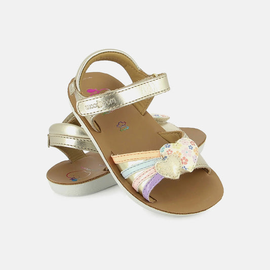 SHOO POM GOA HEART Platine Multi Sandales Nu Pieds