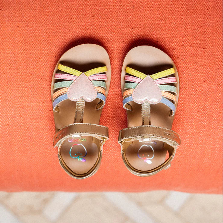 SHOO POM GOA OZ platine Multi Sandales Nu Pieds
