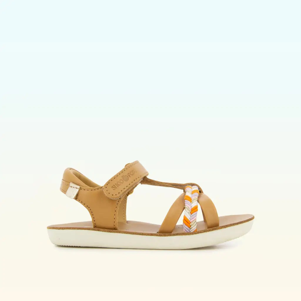 SHOO POM GOA SALOME Camel Sandales Nu Pieds