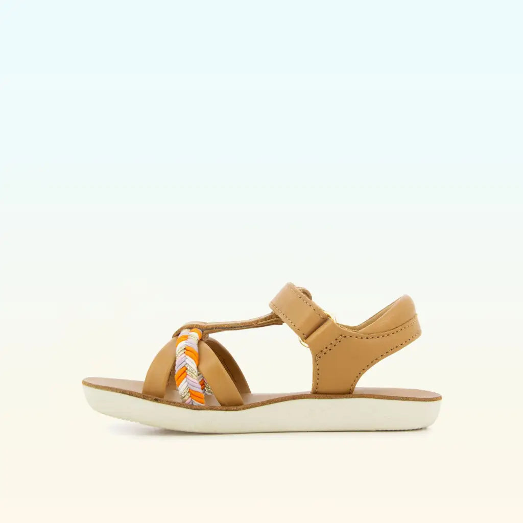 SHOO POM GOA SALOME Camel Sandales Nu Pieds