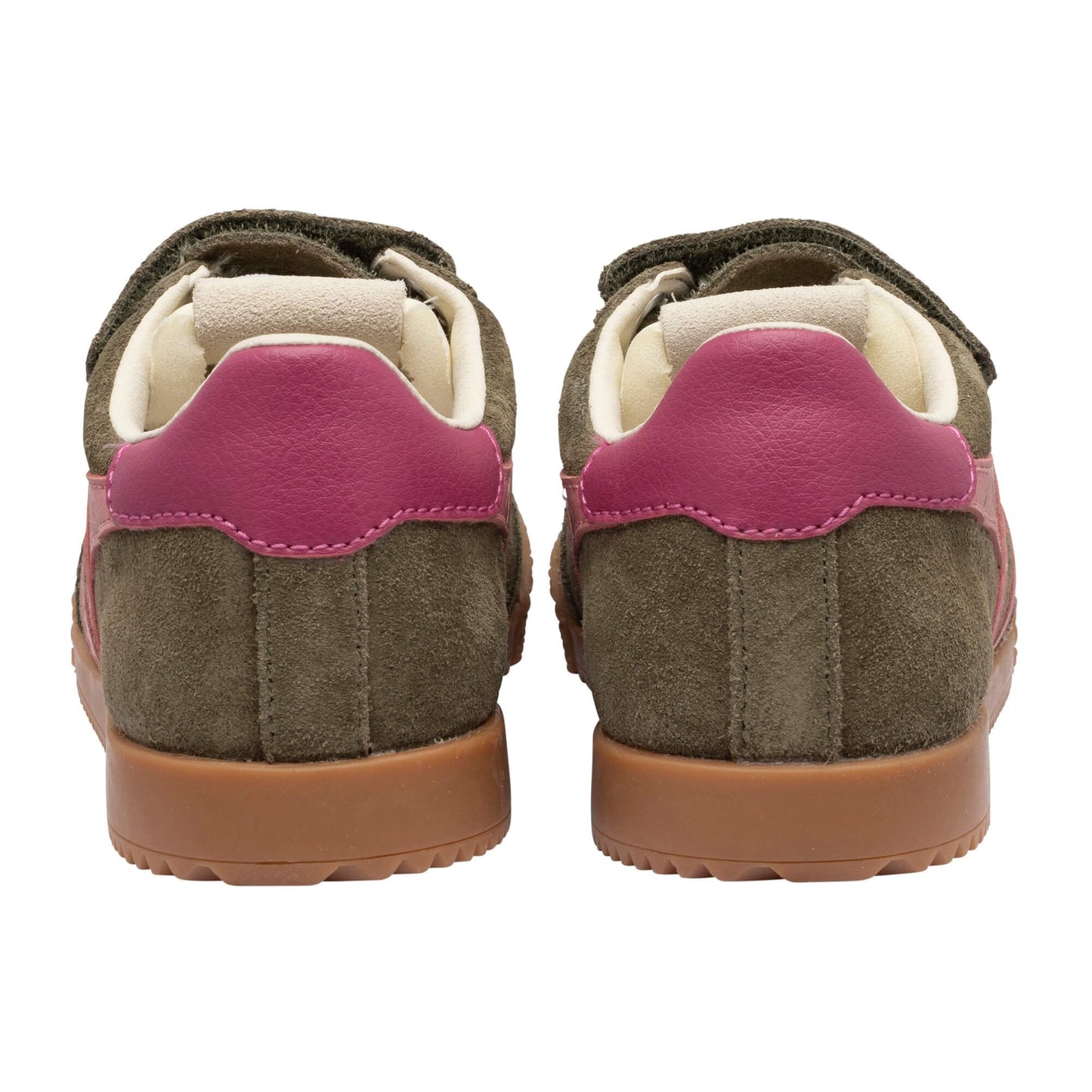 GOLA ELAN STRAP Khaki Coral Pink Sneakers Baskets