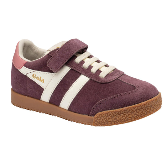 GOLA ELAN STRAP Off white Coral basket sneakers