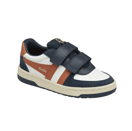 sneakers/basket GOLA HAWK STRAP Blanc Navy Orange basket sneakers