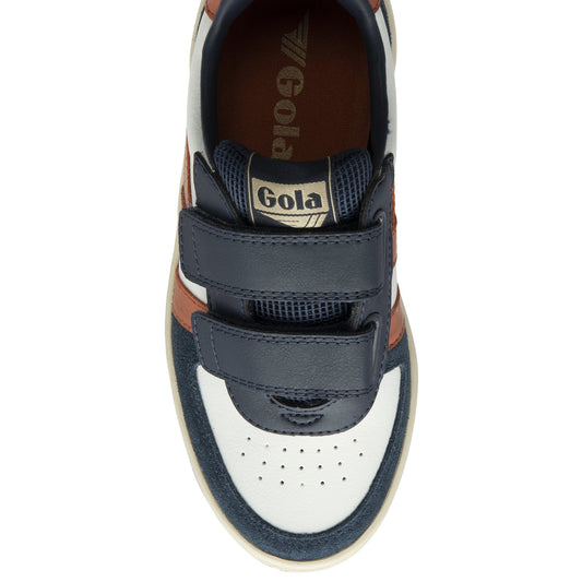 sneakers/basket GOLA HAWK STRAP Blanc Navy Orange basket sneakers