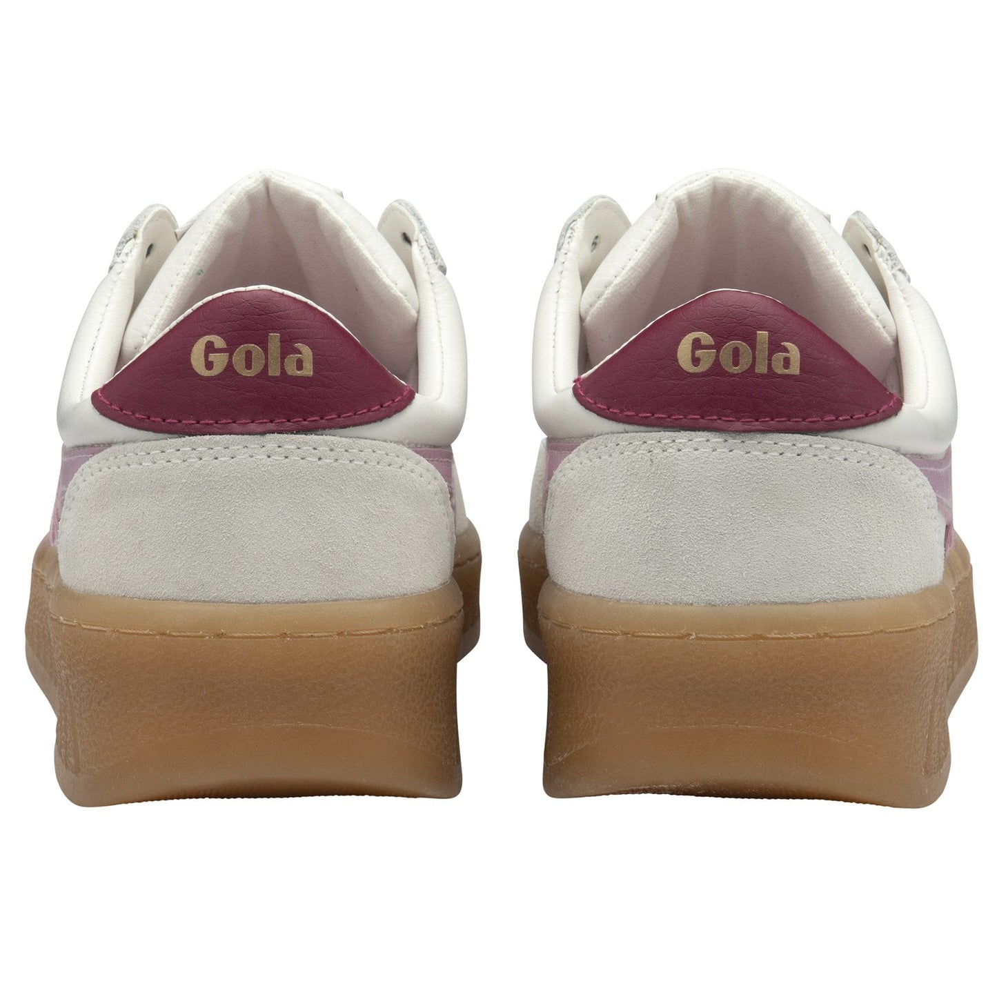 Sneakers/Baskets adulte GOLA GRANDSLAM ELITE Blanc bonbon Cerise Sneakers Baskets adulte