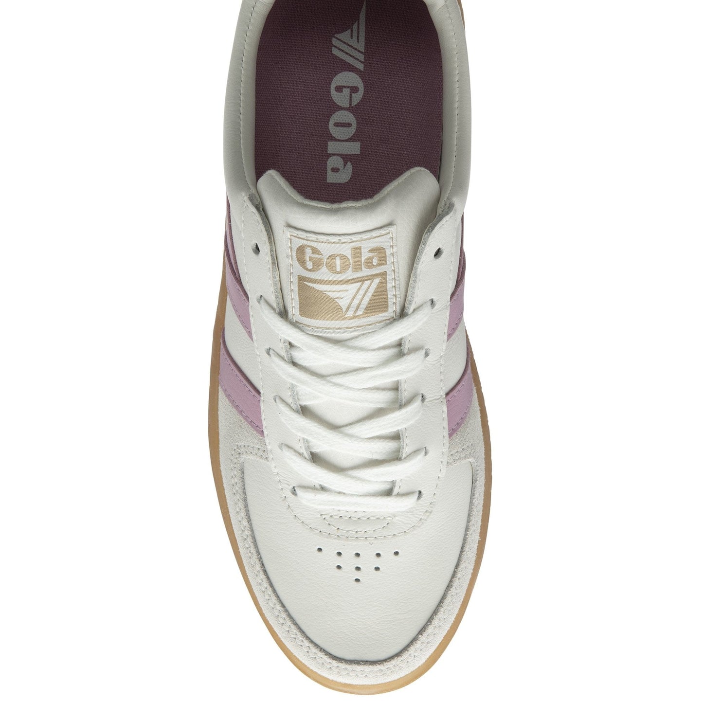 Sneakers/Baskets adulte GOLA GRANDSLAM ELITE Blanc bonbon Cerise Sneakers Baskets adulte