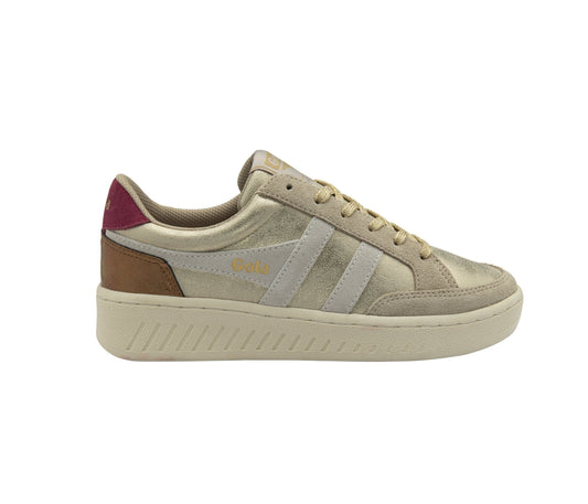 Sneakers/Baskets adulte GOLA SUPERSLAM BLAZE Gold Off White Cerise Sneakers Baskets adulte