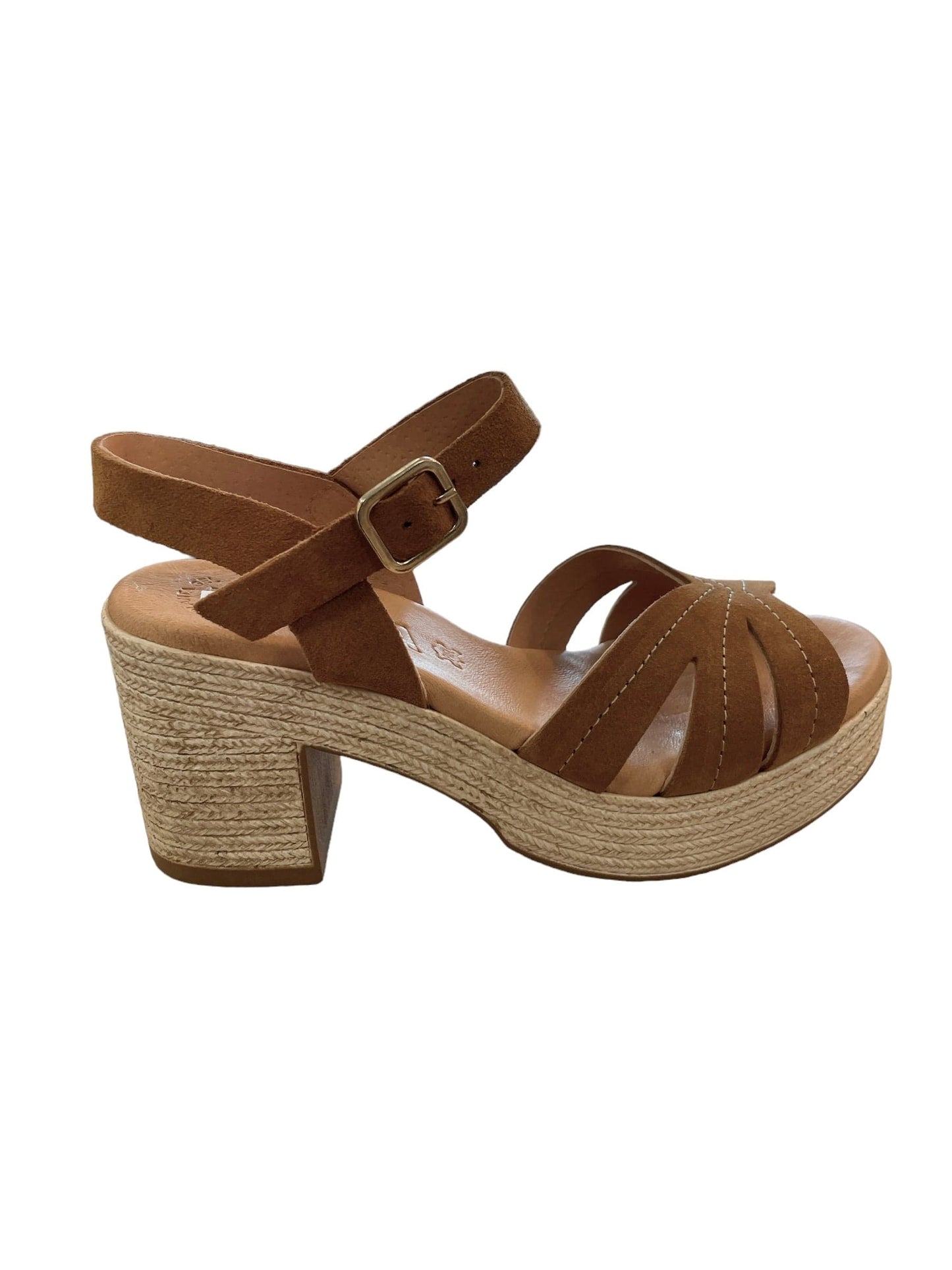 Sandales / Nu Pieds adulte KAOLA 2506 Camel Nu pied sandales